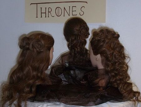 Game of Thrones Frisuren auf Übungskopf