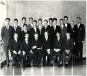 Einrichtung einer Druckerei und Setzerei 1962 - Gruppenfoto